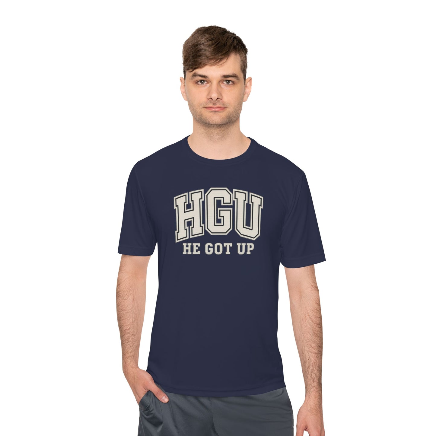 He Got Up Unisex Moisture Wicking Tee