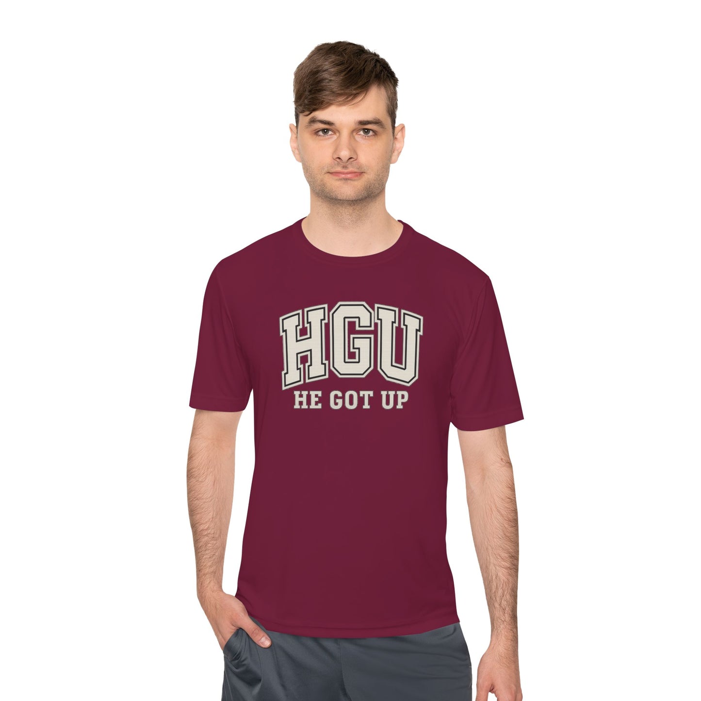He Got Up Unisex Moisture Wicking Tee