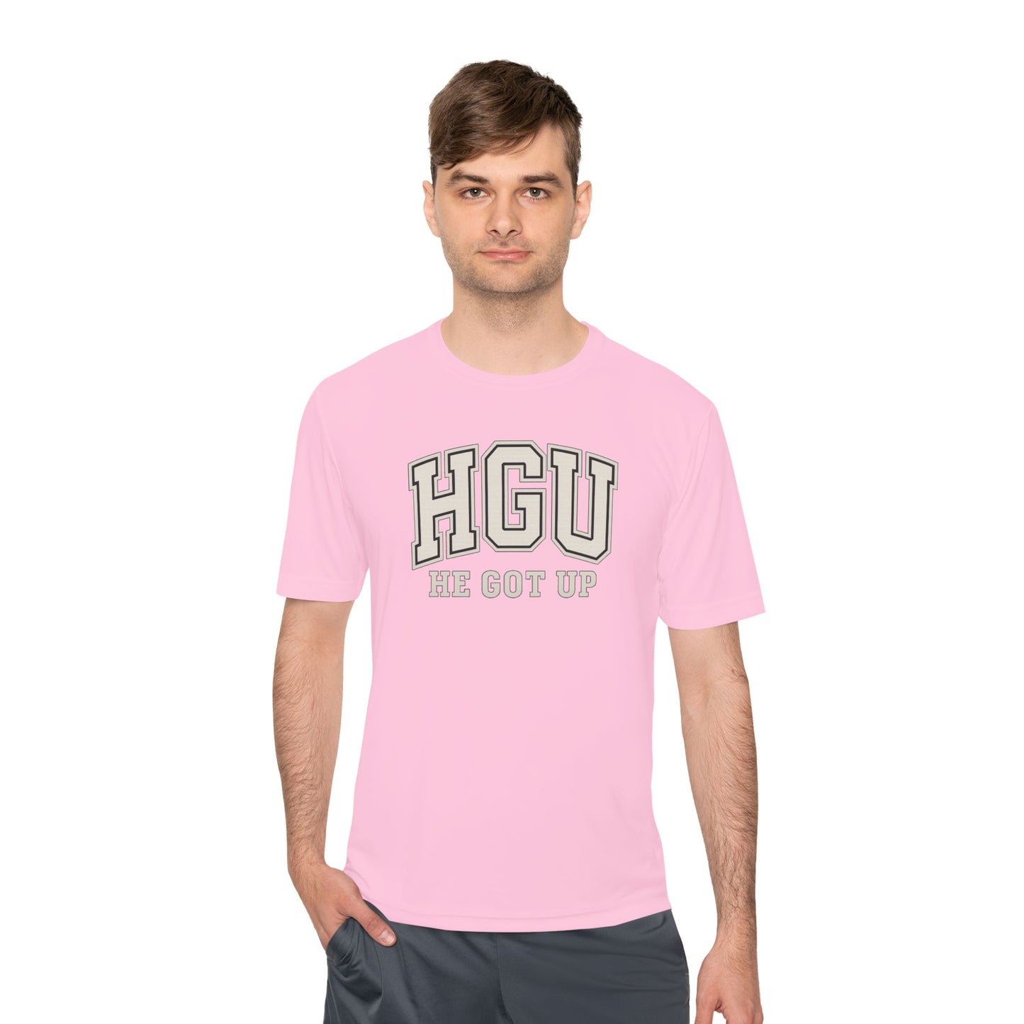 He Got Up Unisex Moisture Wicking Tee