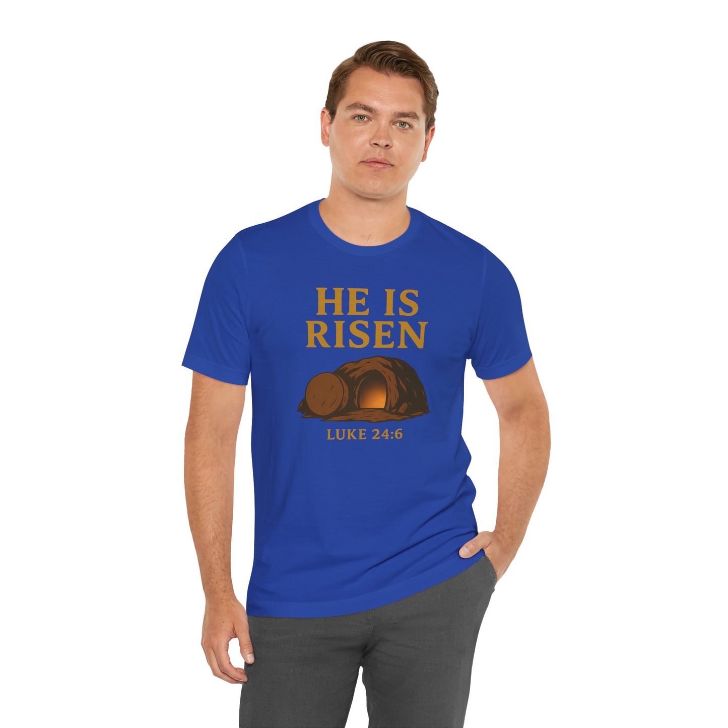 He Is Risen Unisex Tee - Luke 24:6