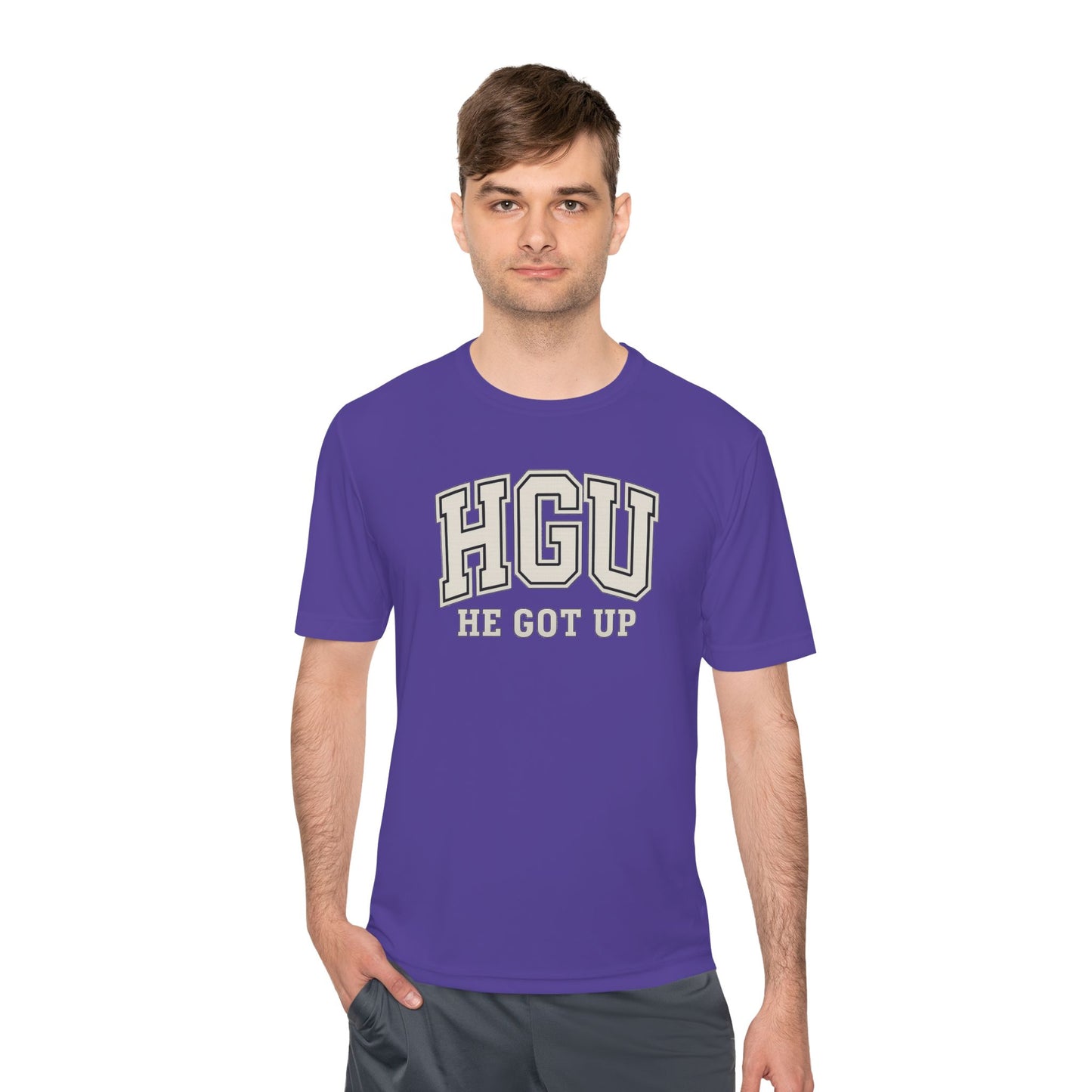 He Got Up Unisex Moisture Wicking Tee
