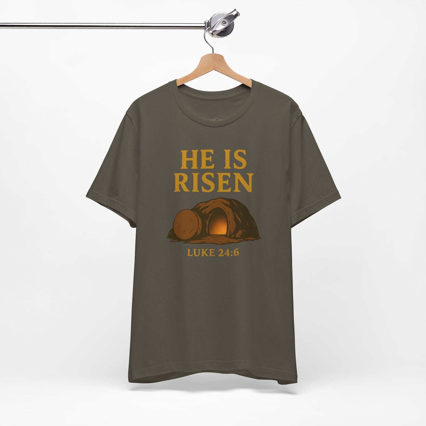 He Is Risen Unisex Tee - Luke 24:6