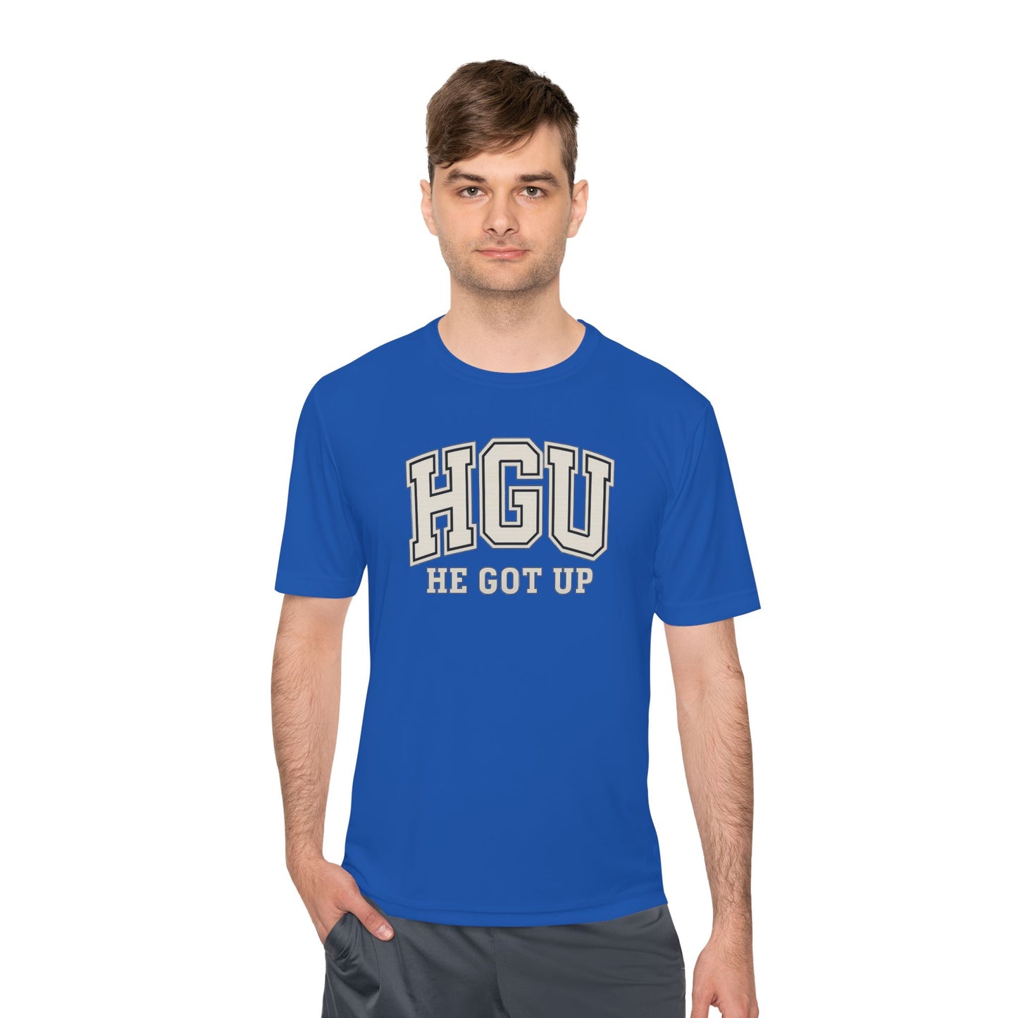 He Got Up Unisex Moisture Wicking Tee
