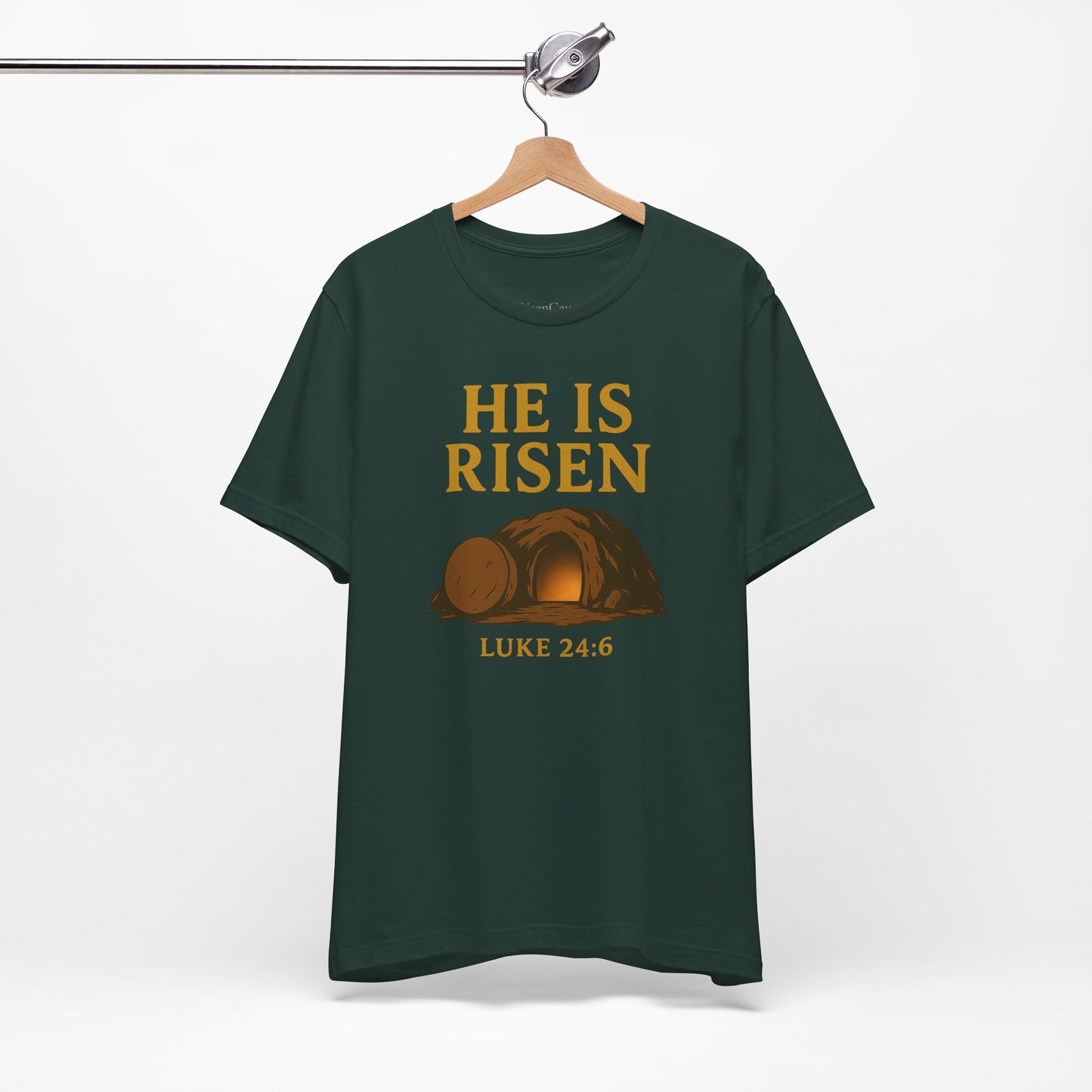 He Is Risen Unisex Tee - Luke 24:6