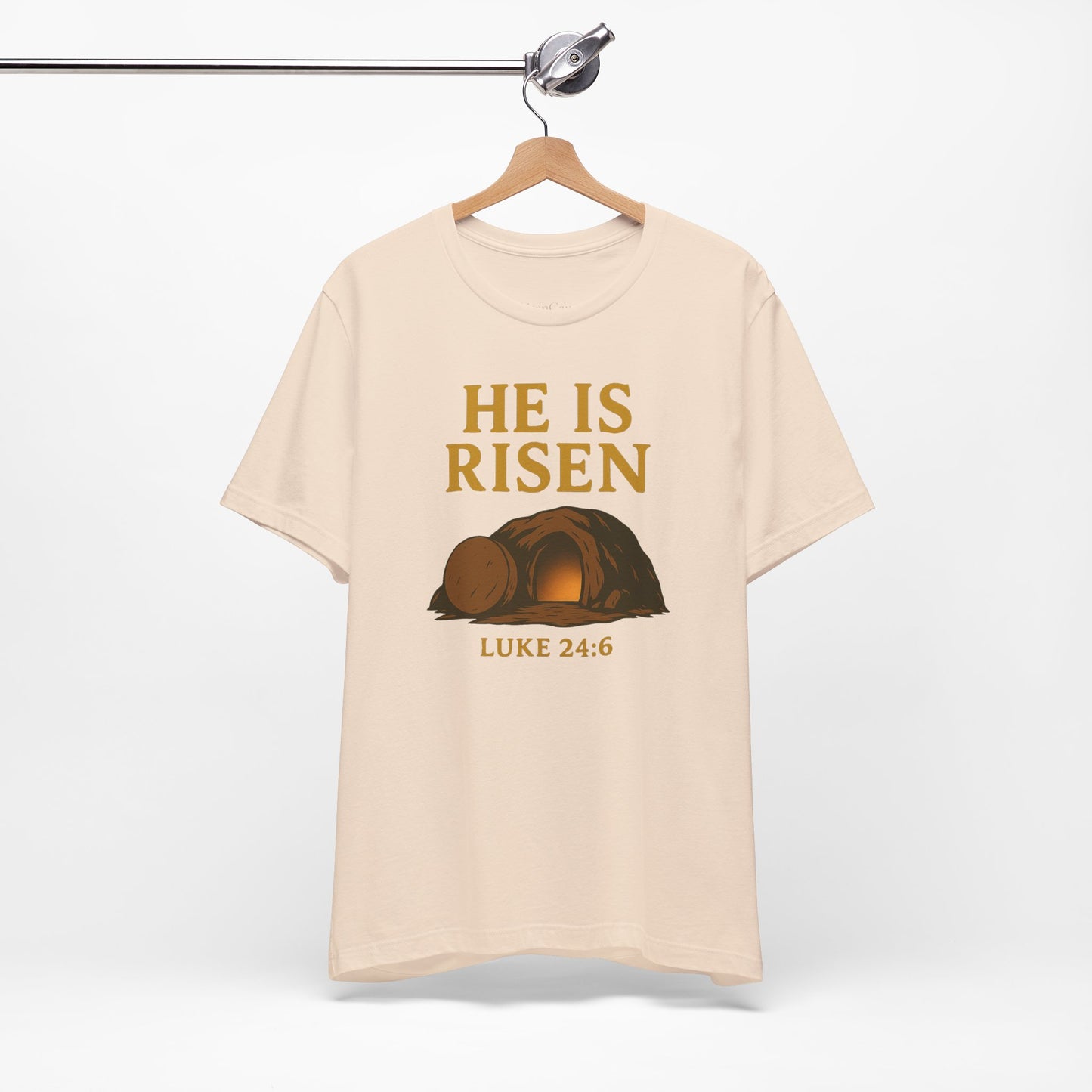 He Is Risen Unisex Tee - Luke 24:6