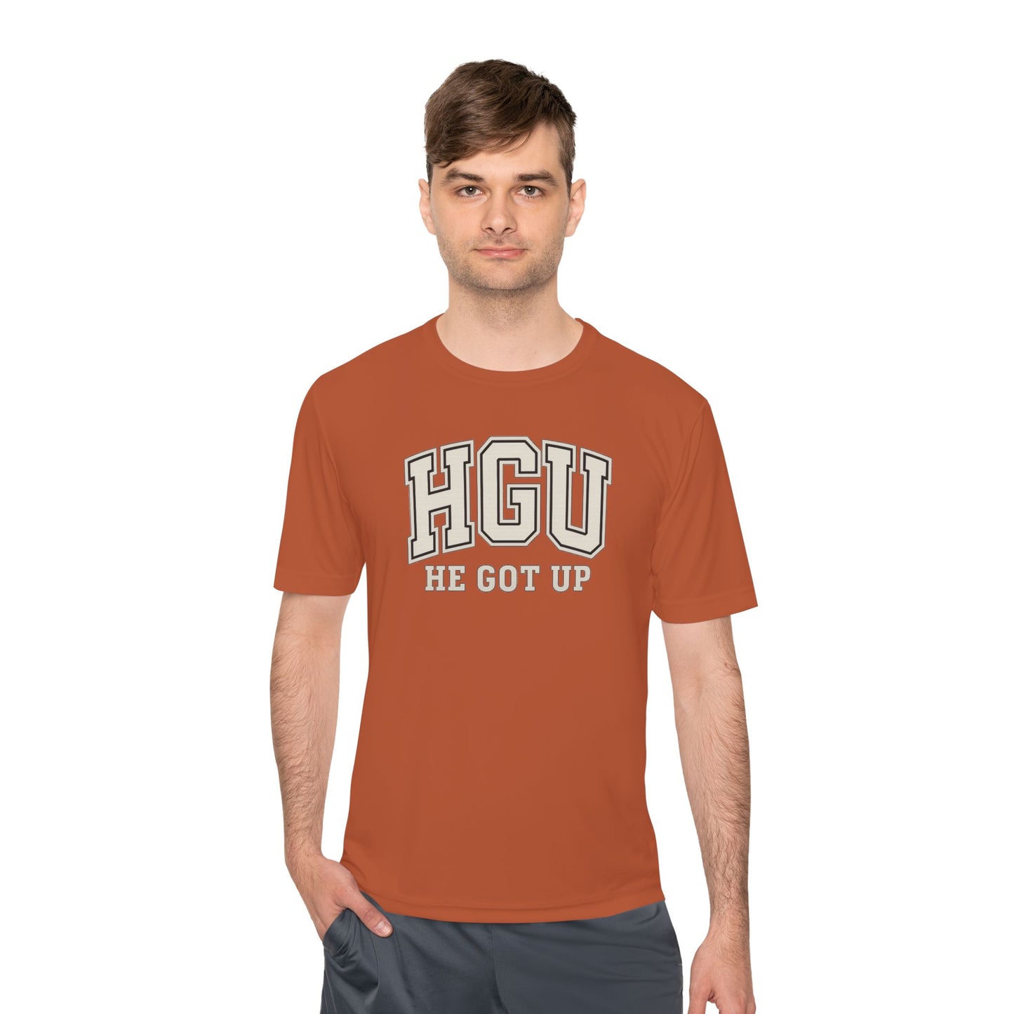 He Got Up Unisex Moisture Wicking Tee
