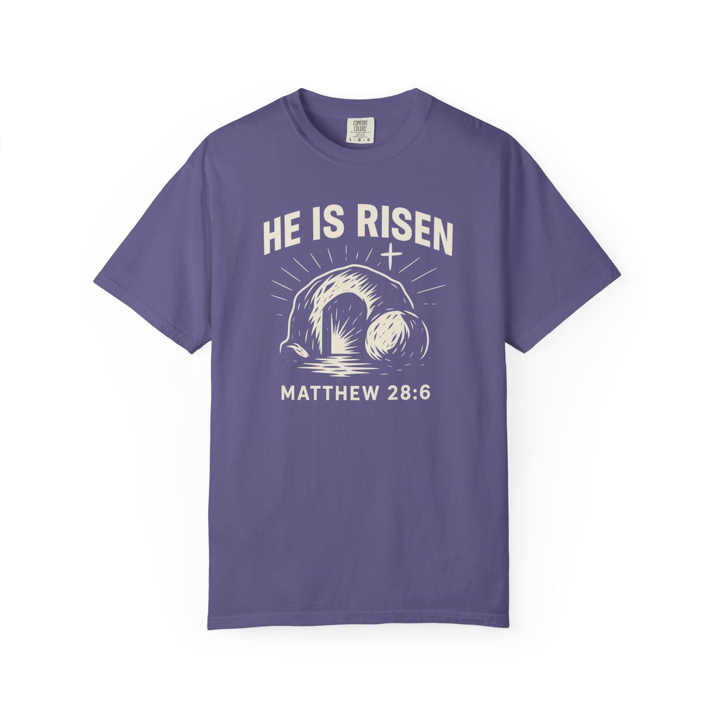 He Is Risen Unisex Tee - Matthew 28:6