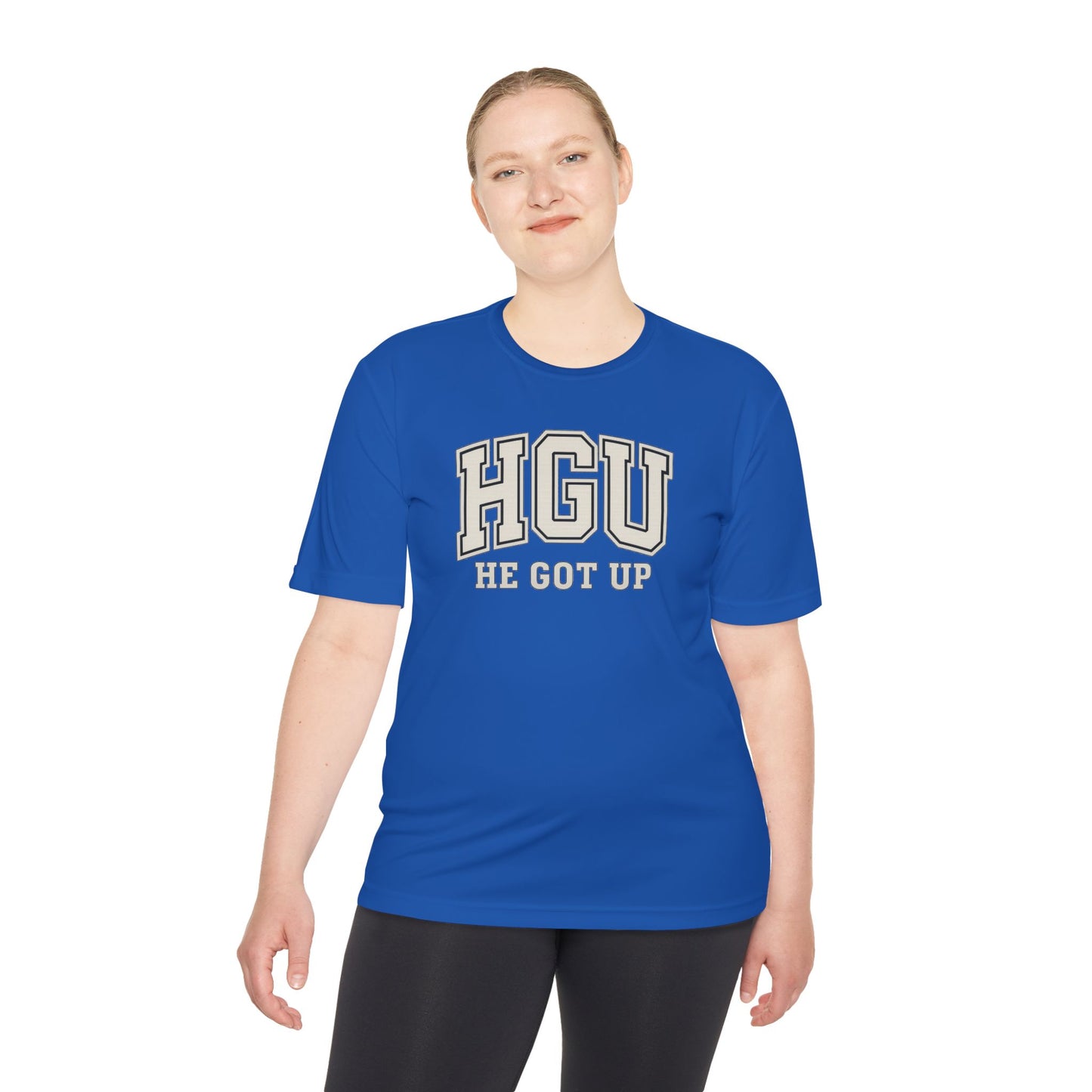 He Got Up Unisex Moisture Wicking Tee