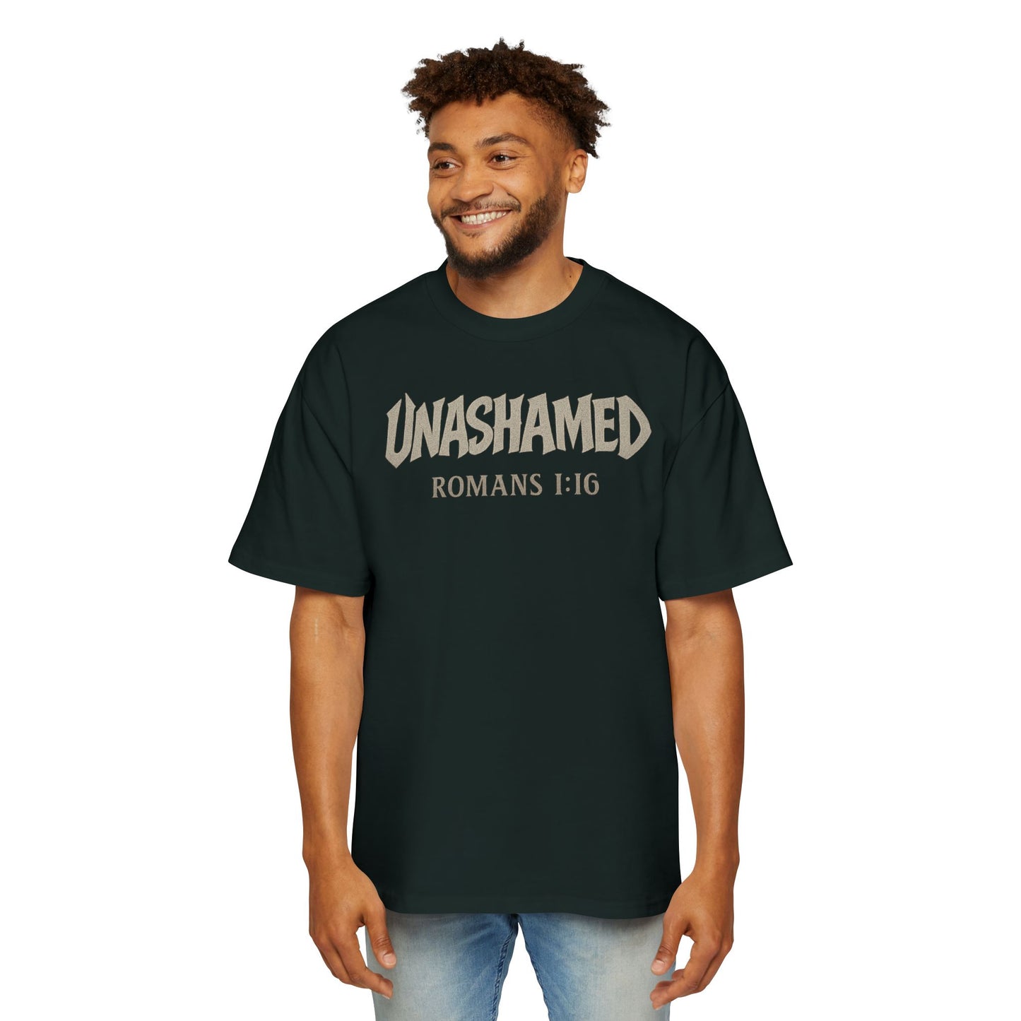 Unashamed Romans 1:16 Oversized T-Shirt