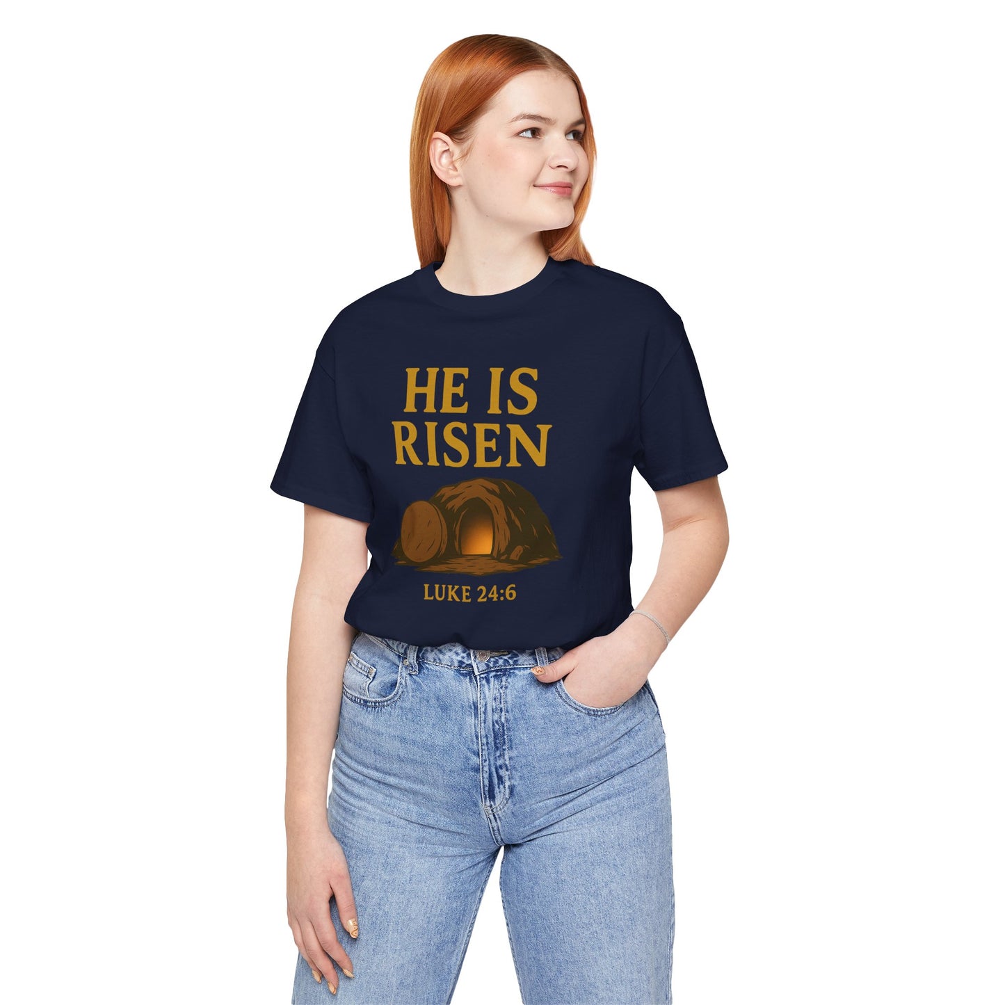 He Is Risen Unisex Tee - Luke 24:6