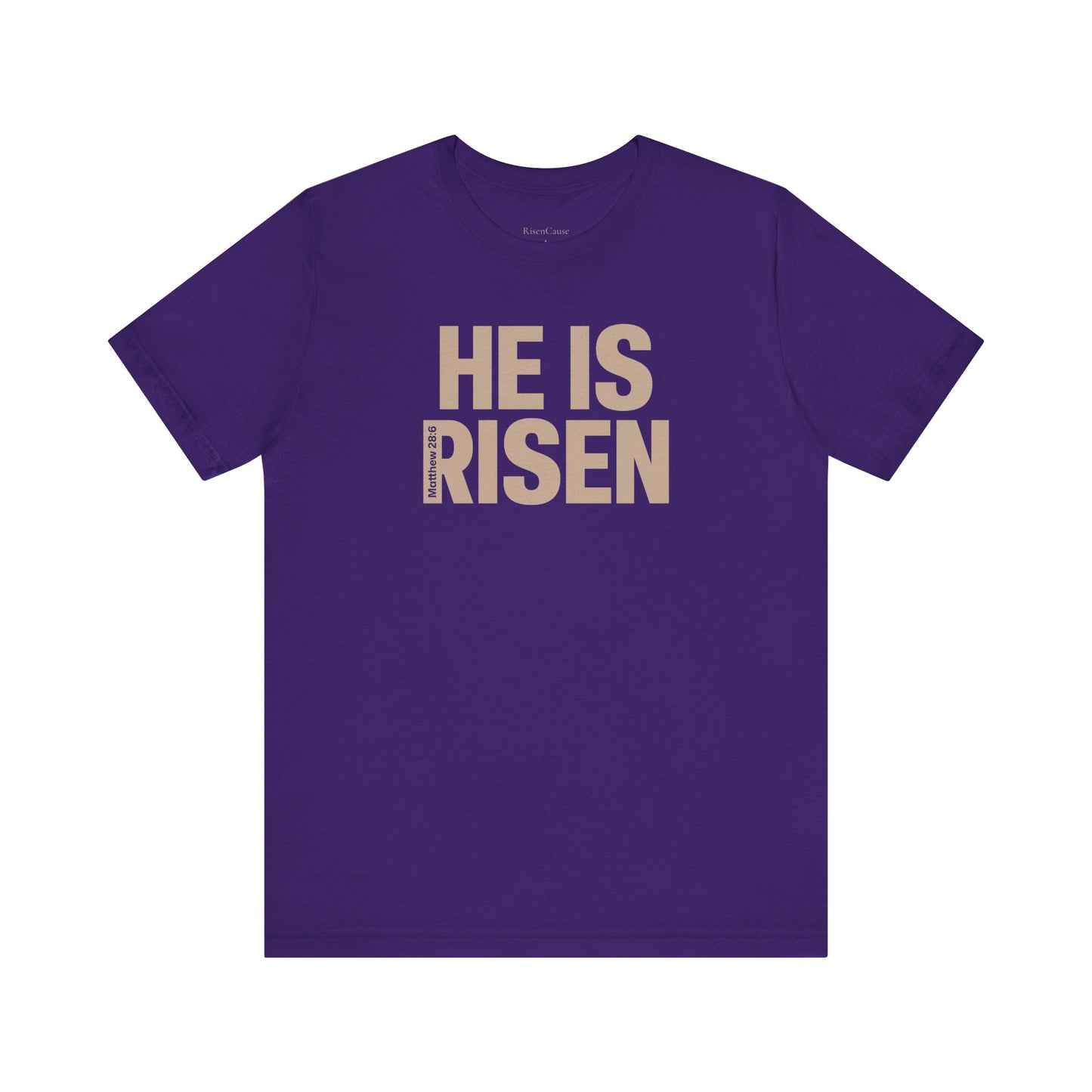 He Is Risen Christian T-Shirt - Matthew 28:6