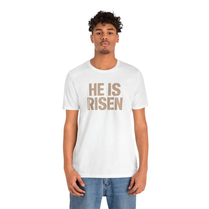 He Is Risen Christian T-Shirt - Matthew 28:6