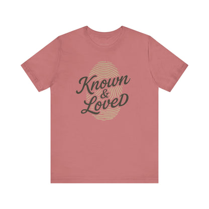 Known & Loved Fingerprint Christian T-Shirt