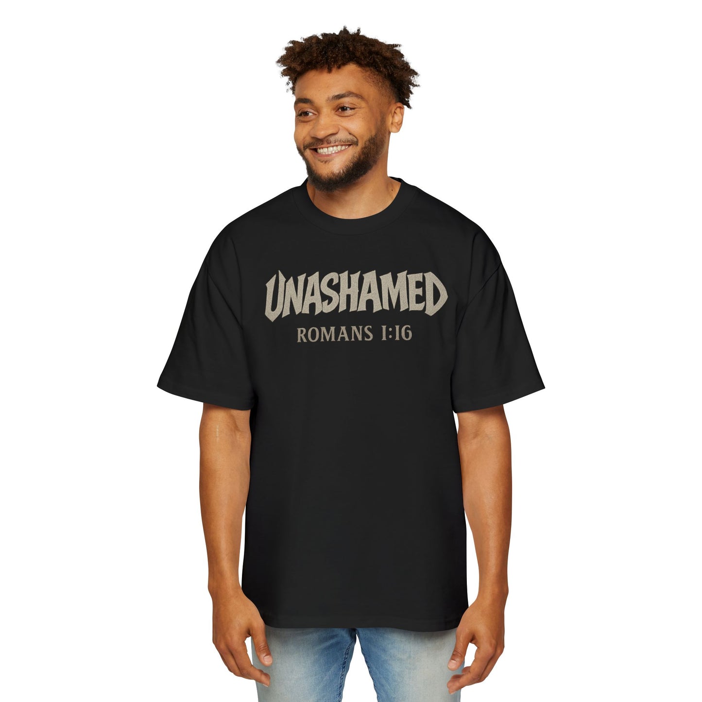 Unashamed Romans 1:16 Oversized T-Shirt