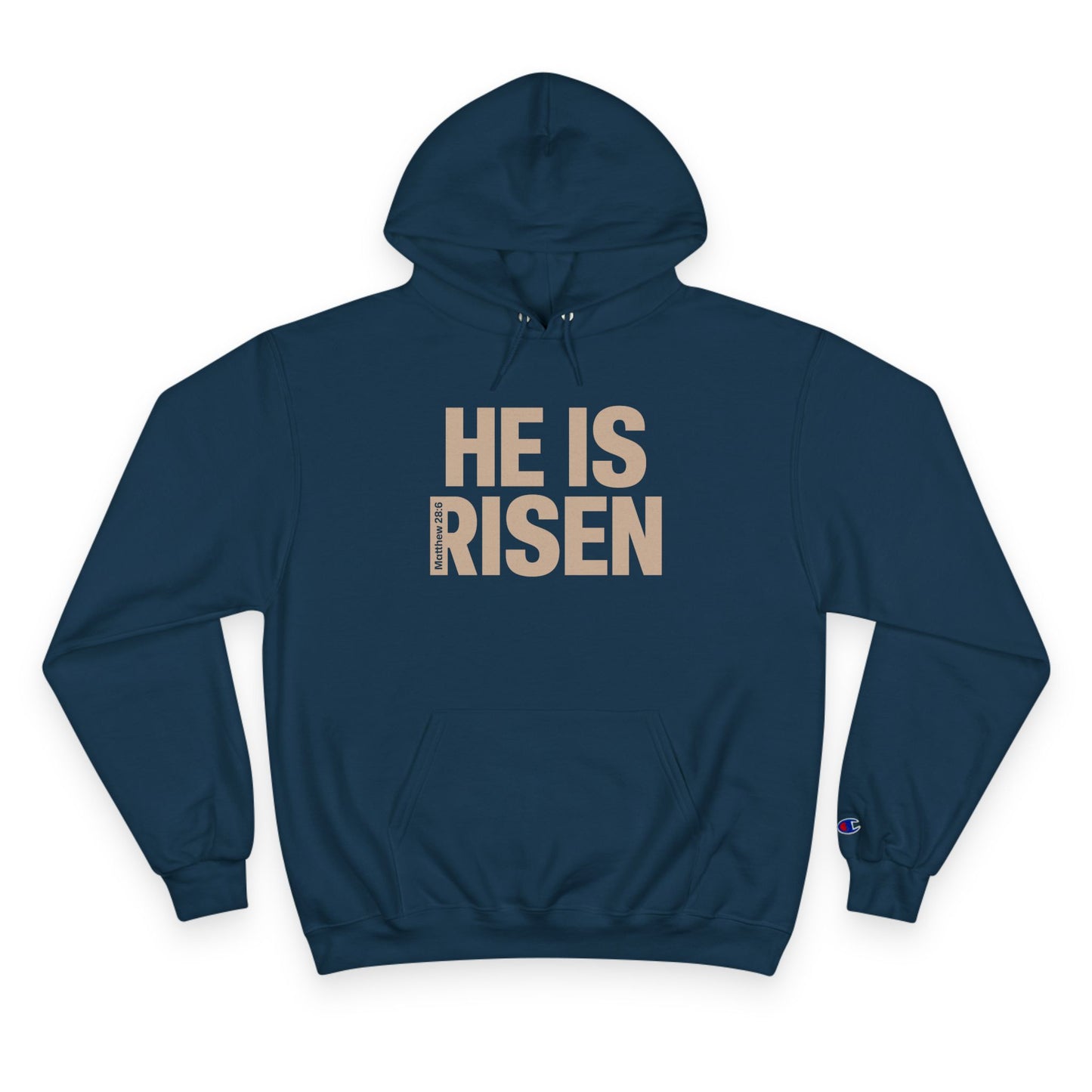 He is Risen Champion Hoodie - Matthew 28:6