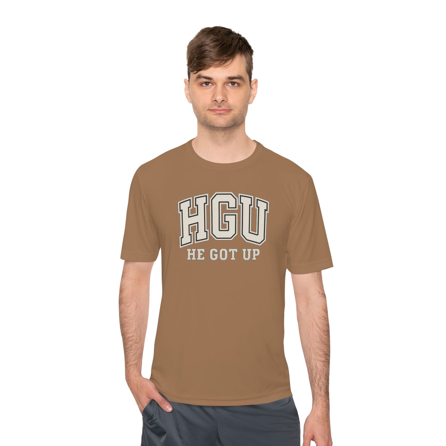 He Got Up Unisex Moisture Wicking Tee
