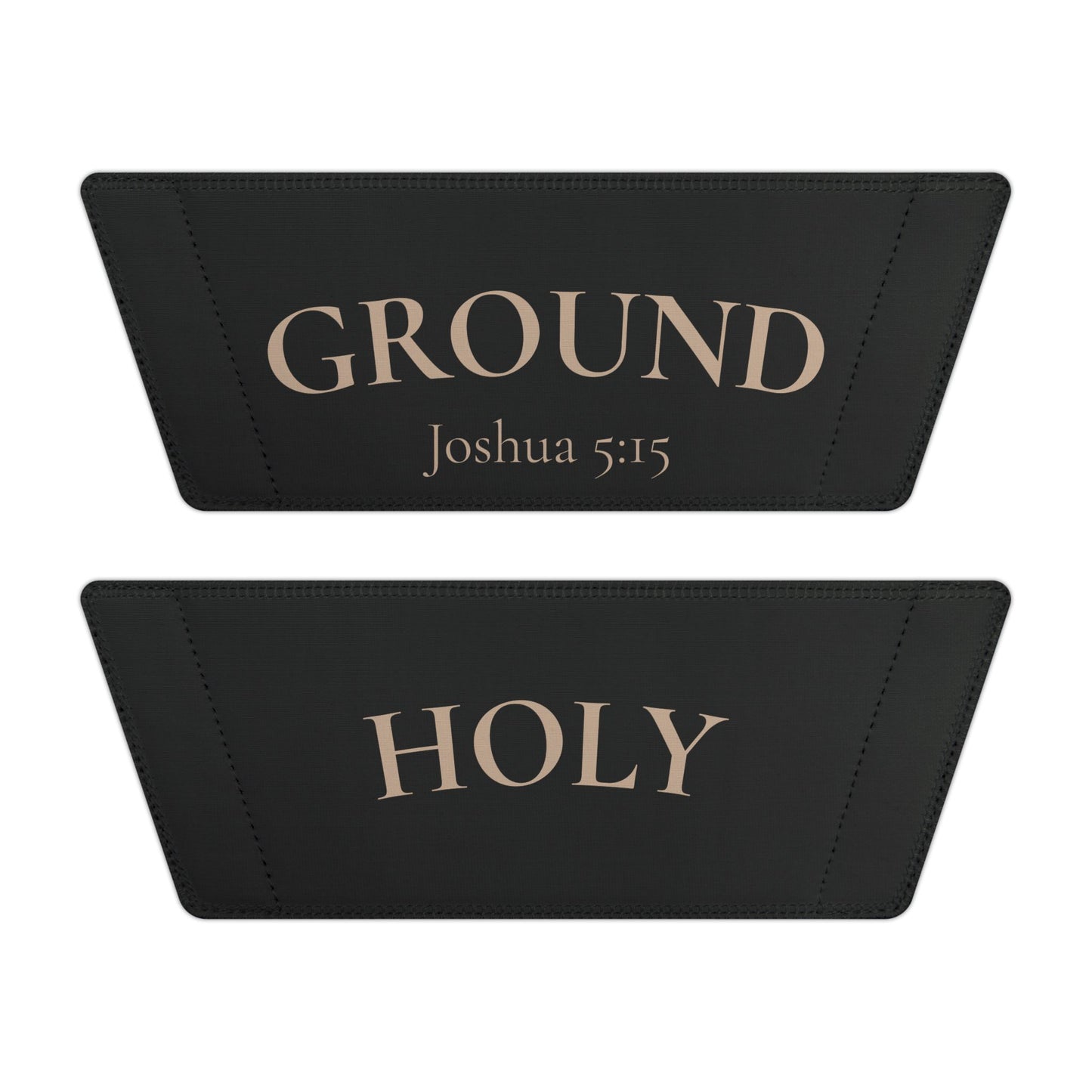 Holy Ground Christian Slides – Joshua 5:15 Scripture Sandals for Men