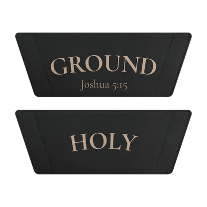 Holy Ground Christian Slides – Joshua 5:15 Scripture Sandals for Men