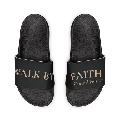 Walk by Faith Christian Slides – 2 Corinthians 5:7 Scripture Sandals