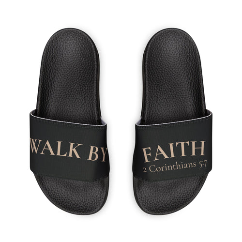 Walk by Faith Christian Slides – 2 Corinthians 5:7 Scripture Sandals