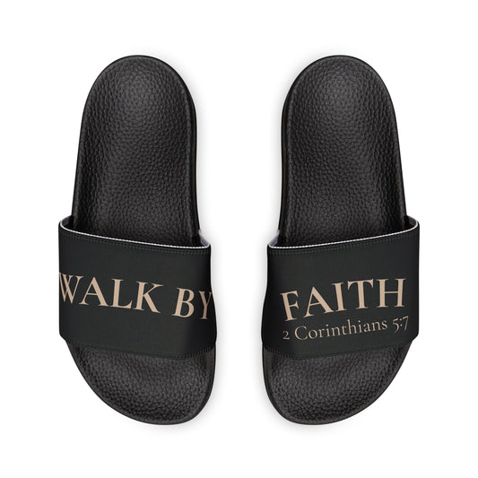 Walk by Faith Christian Slides – 2 Corinthians 5:7 Scripture Sandals