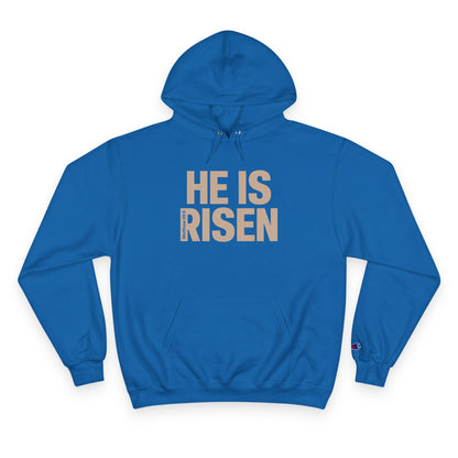 He is Risen Champion Hoodie - Matthew 28:6