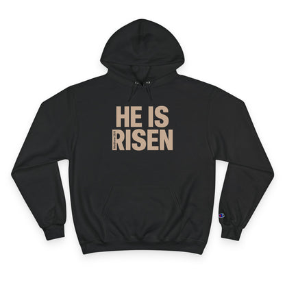He is Risen Champion Hoodie - Matthew 28:6