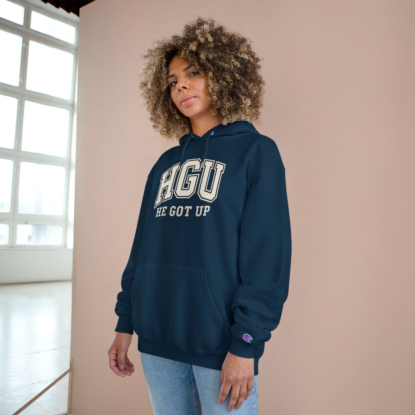 HGU "He Got Up" - Christian Champion Hoodie