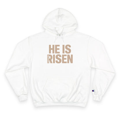 He is Risen Champion Hoodie - Matthew 28:6