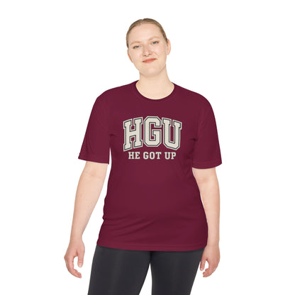 He Got Up Unisex Moisture Wicking Tee