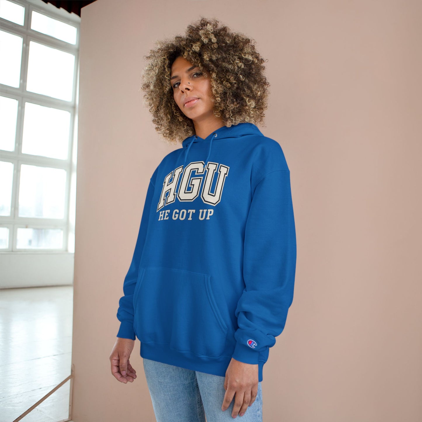 HGU "He Got Up" - Christian Champion Hoodie