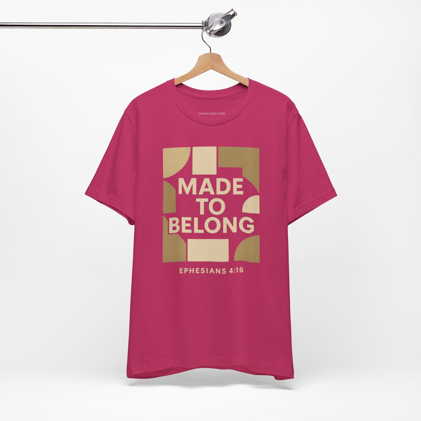 Made to Belong – Ephesians 4:16 Bible Verse Tee
