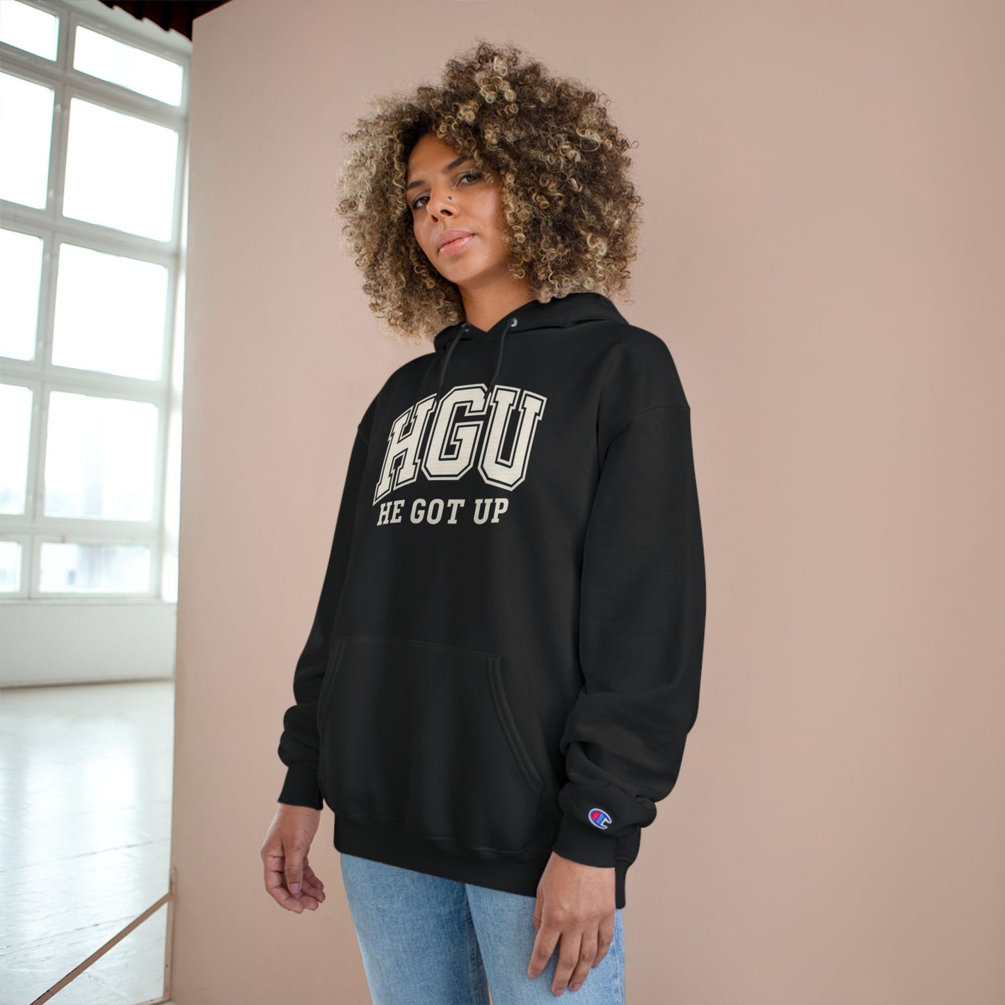 HGU "He Got Up" - Christian Champion Hoodie
