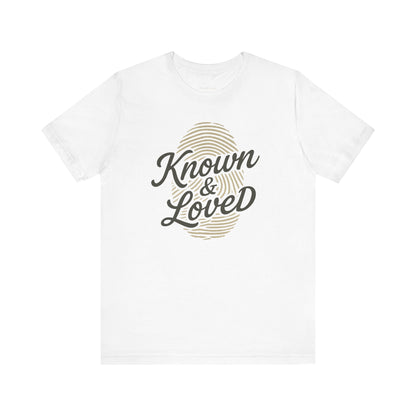 Known & Loved Fingerprint Christian T-Shirt