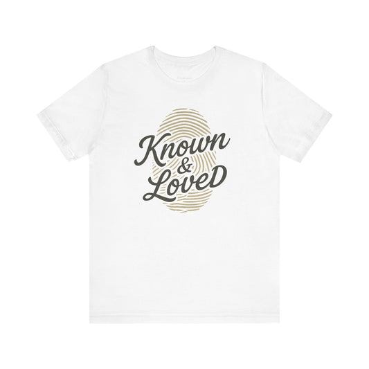 Known & Loved Fingerprint Christian T-Shirt